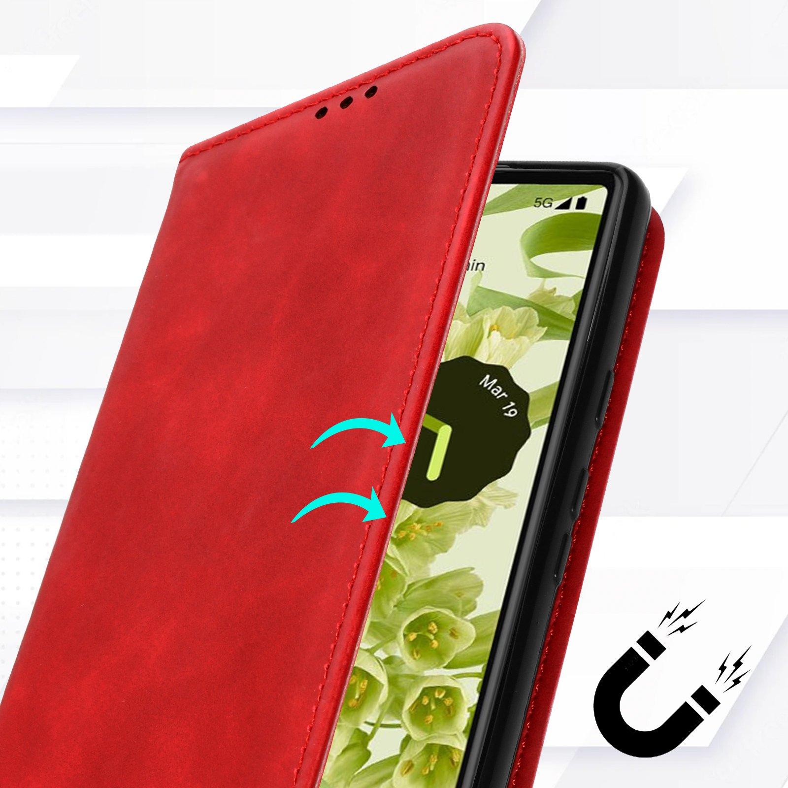 Avizar  Soft Hülle Google Pixel 6a Rot 