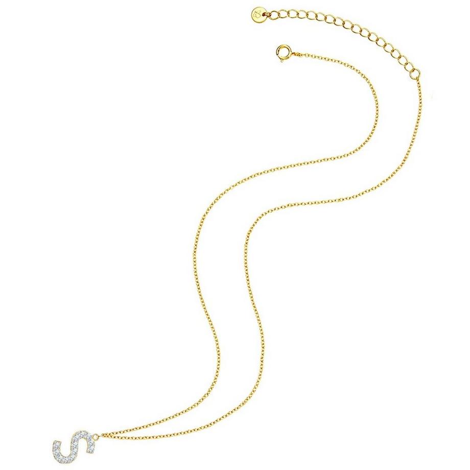 Glanzstücke München  Femme Collier en argent Lettre S 