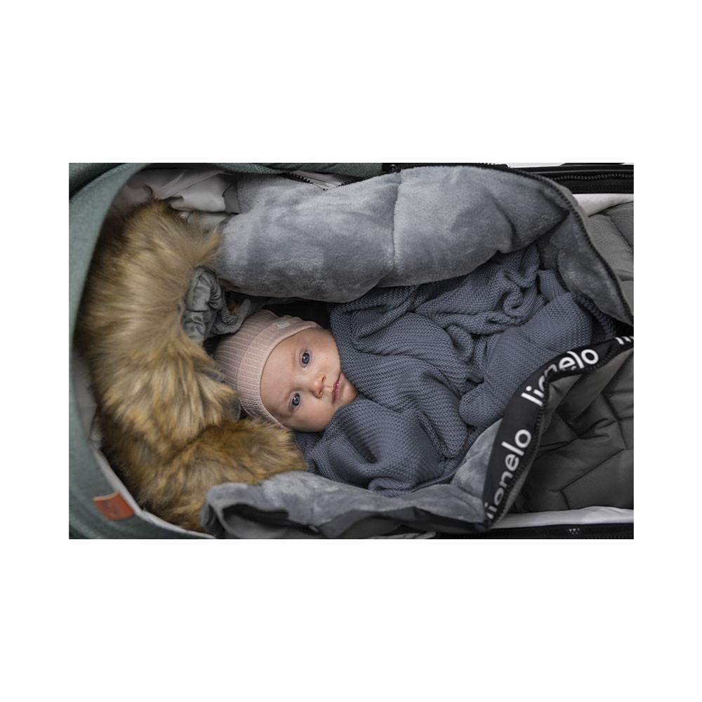 Lionelo Couverture en Bambou 75x100cm Bleue  