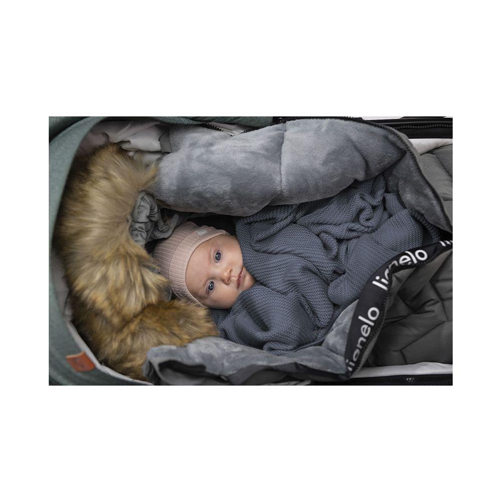 Lionelo Couverture en Bambou 75x100cm Bleue  