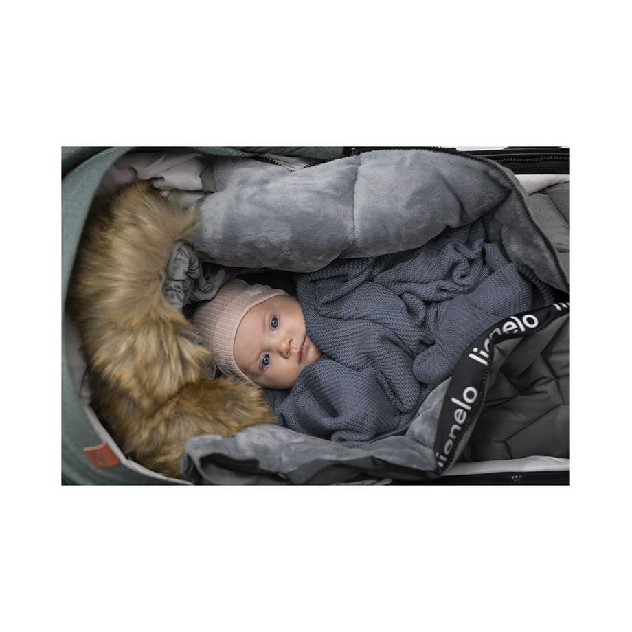 Lionelo Couverture en Bambou 75x100cm Bleue  