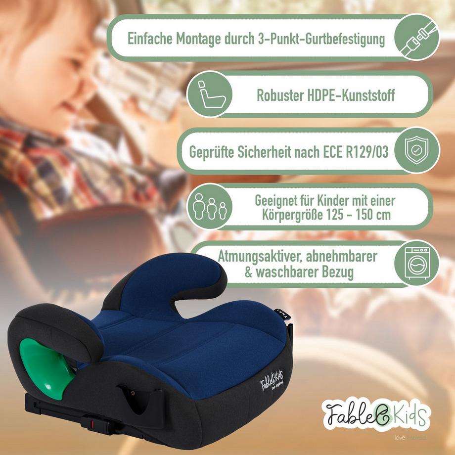 FableKids  Seggiolino auto per bambini Seggiolino auto per bambini booster 
