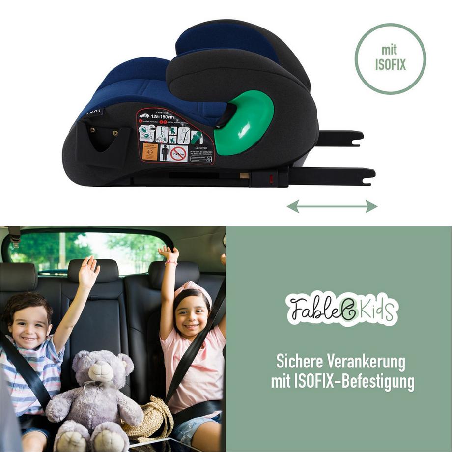 FableKids  Seggiolino auto per bambini Seggiolino auto per bambini booster 
