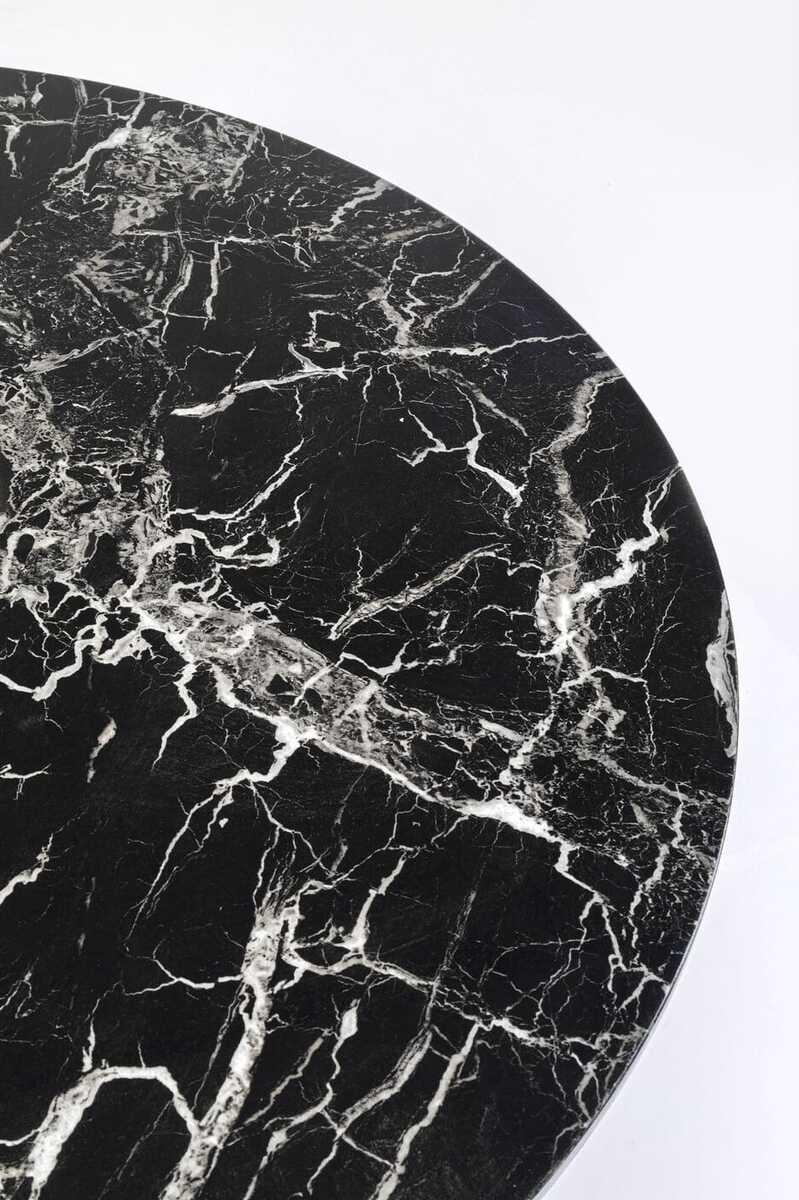 KARE Design Table Veneto marbre noir ronde 110  