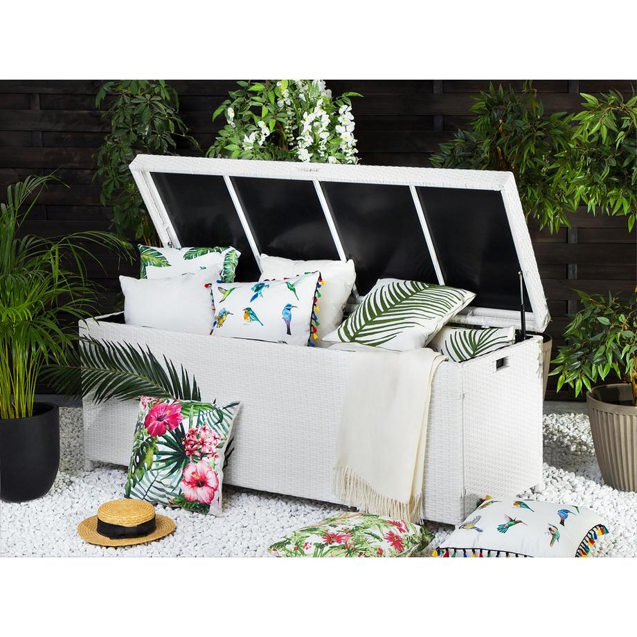 Beliani Aufbewahrungsbox aus PE Rattan MODENA  