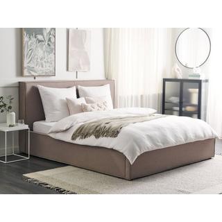 Beliani Bett mit Lattenrost aus Polyester Modern MOISSAC  