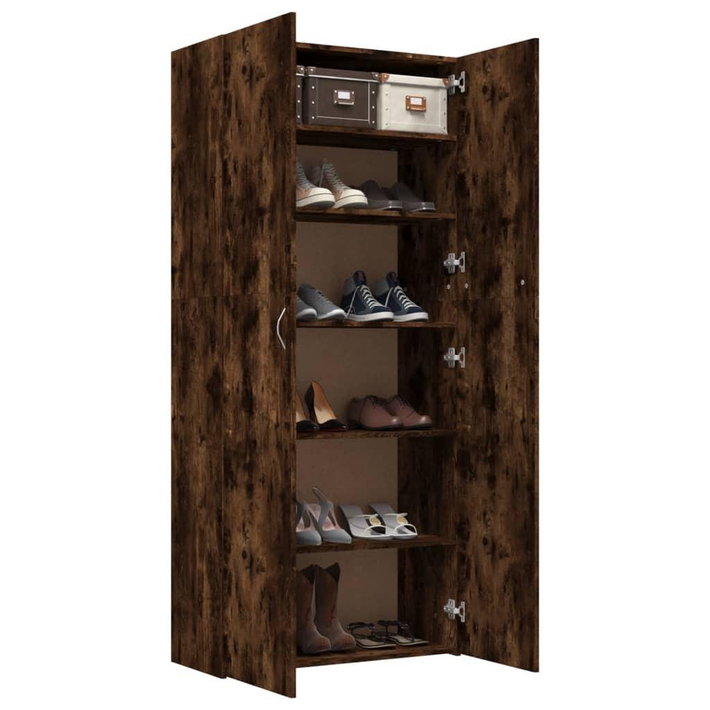 VidaXL Armoire à chaussures bois d'ingénierie  