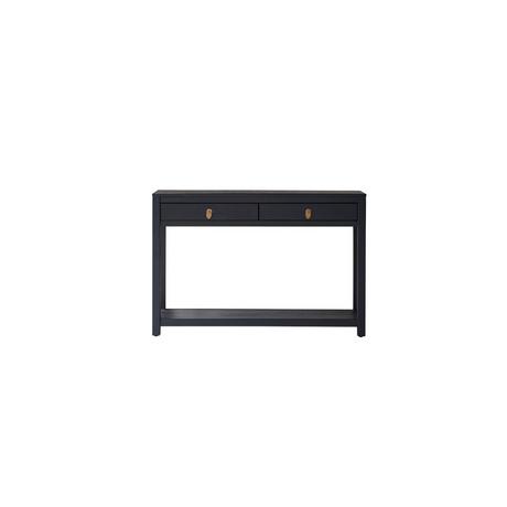 Tikamoon Console en pin massif 2 tiroirs Zenaka  