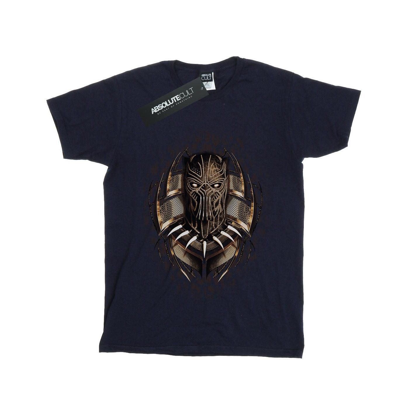 Image of Black Panther Gold Killmonger Tshirt Unisex Marine 116