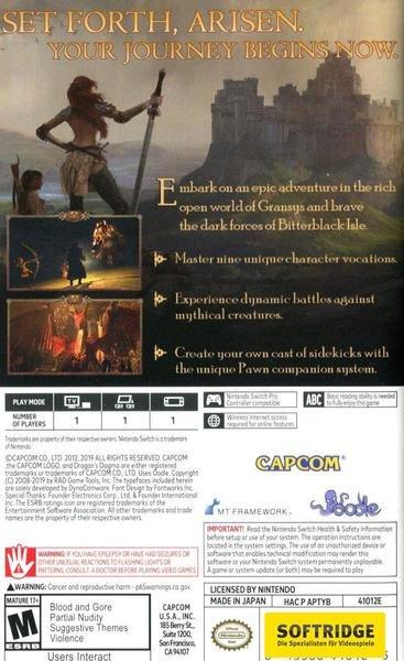 CAPCOM  Dragon's Dogma: Dark Arisen -US- 