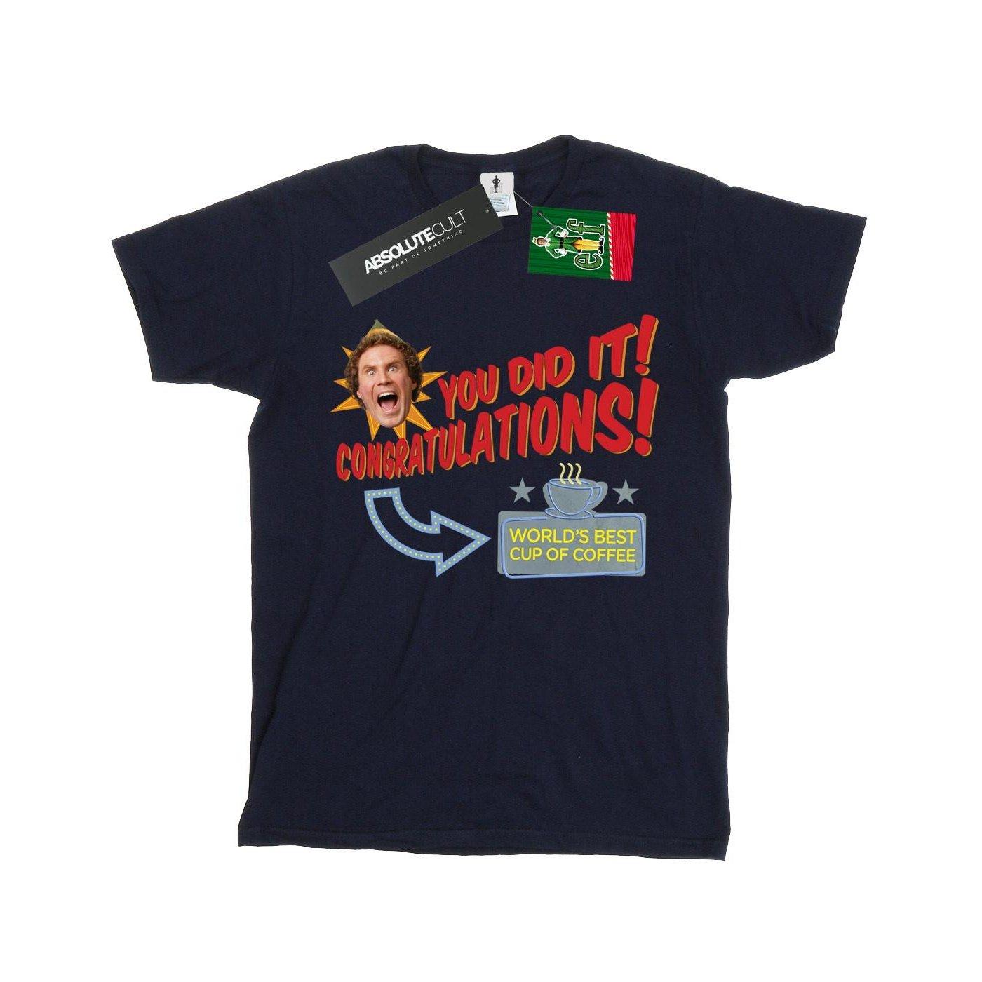 Image of World's Best Coffee Tshirt Mädchen Marine 116