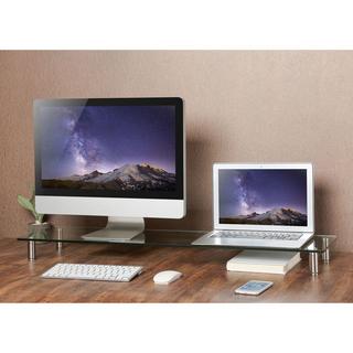 LogiLink  Monitorständer aus Glas/Metall 1 m 