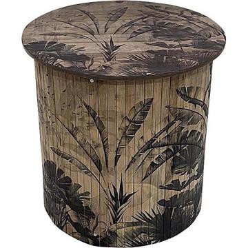 Tavolino Nariko verde rotondo 40