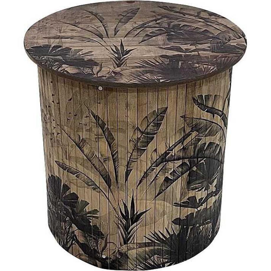 mutoni Tavolino Nariko verde rotondo 40  