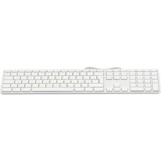 LMP  USB Tastatur KB-1243, FR-Layout, Zahlenblock, 110 Tasten, 2x USB 