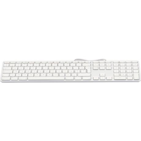 LMP  USB Tastatur KB-1243, FR-Layout, Zahlenblock, 110 Tasten, 2x USB 