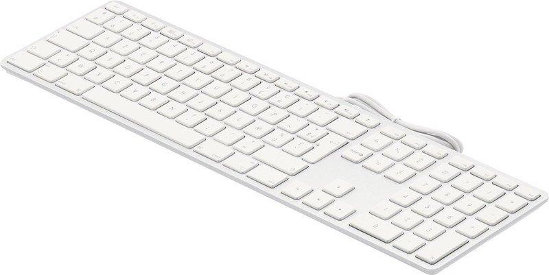 LMP  USB Tastatur KB-1243, FR-Layout, Zahlenblock, 110 Tasten, 2x USB 