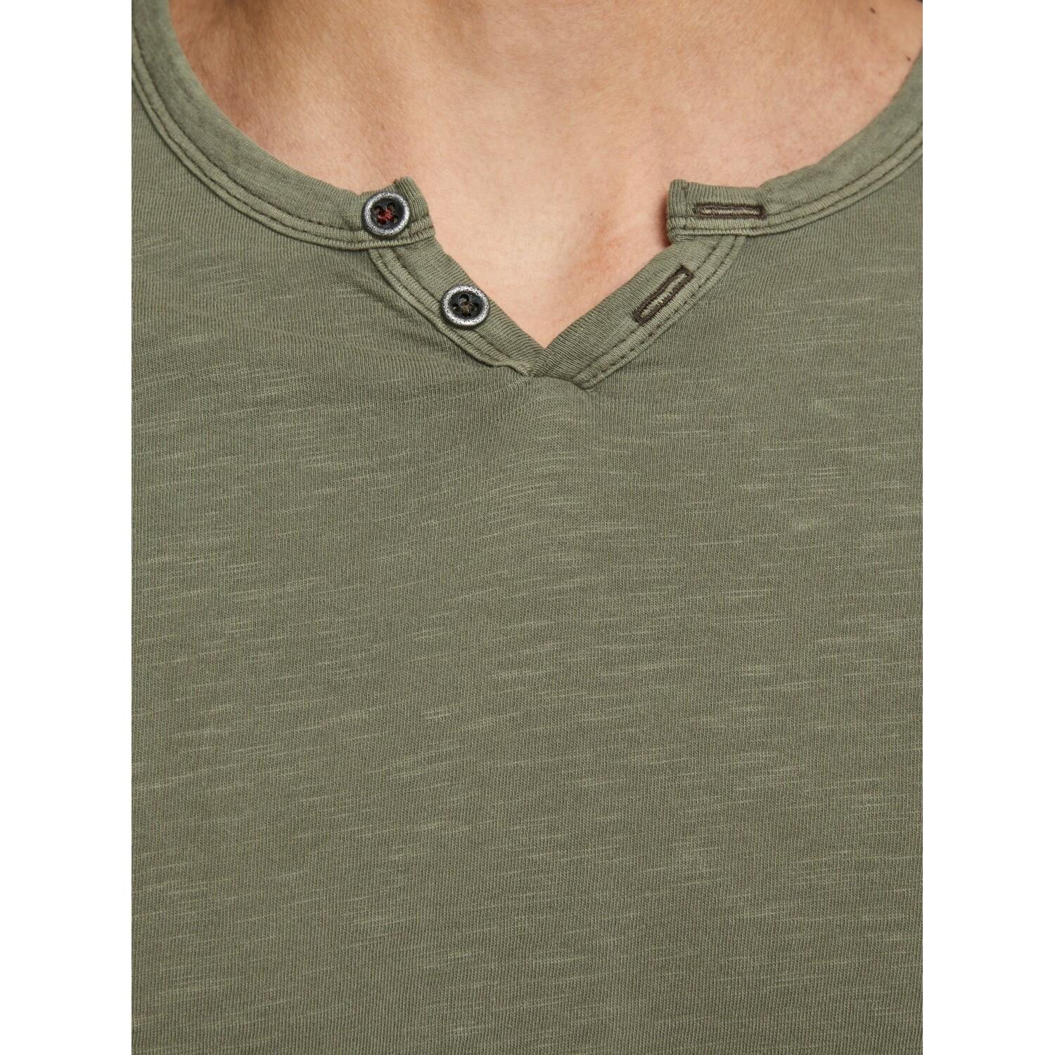 JACK & JONES Split Neck T-Shirt  