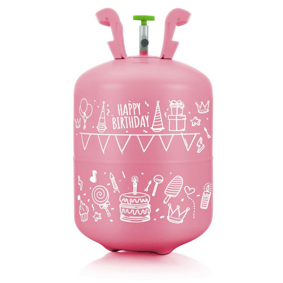 B2X  Heliumflasche 0,20 m3 mit Ballons und Band Ricokids 