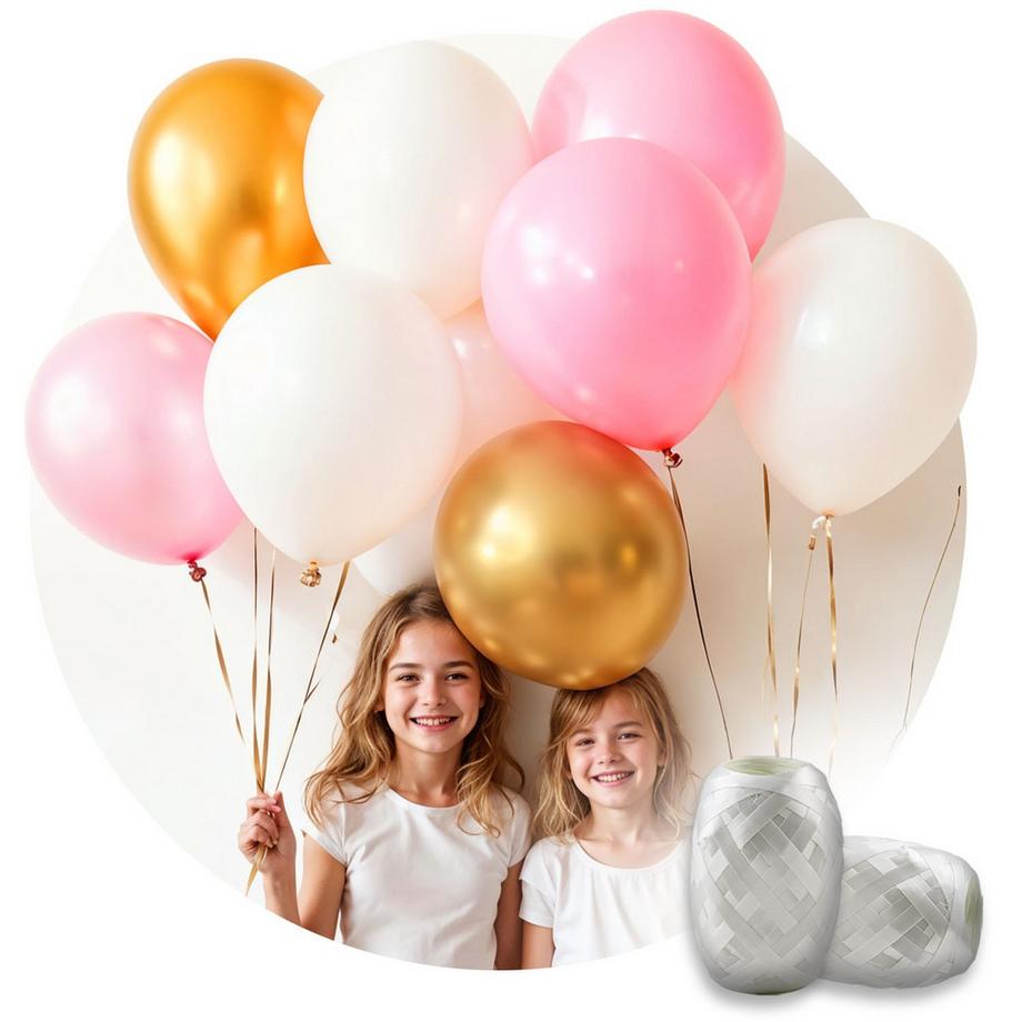 B2X  Heliumflasche 0,20 m3 mit Ballons und Band Ricokids 