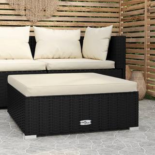 VidaXL Garten fußhocker poly-rattan  