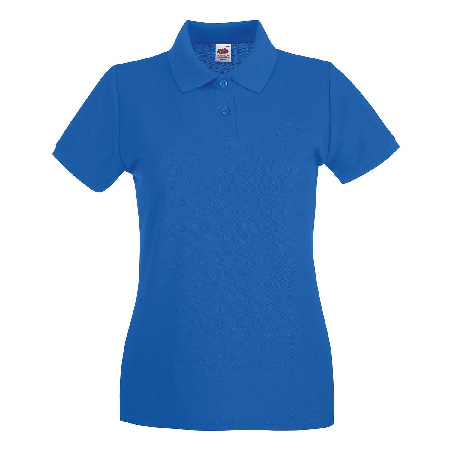 Image of Premium Poloshirt Damen Königsblau 36