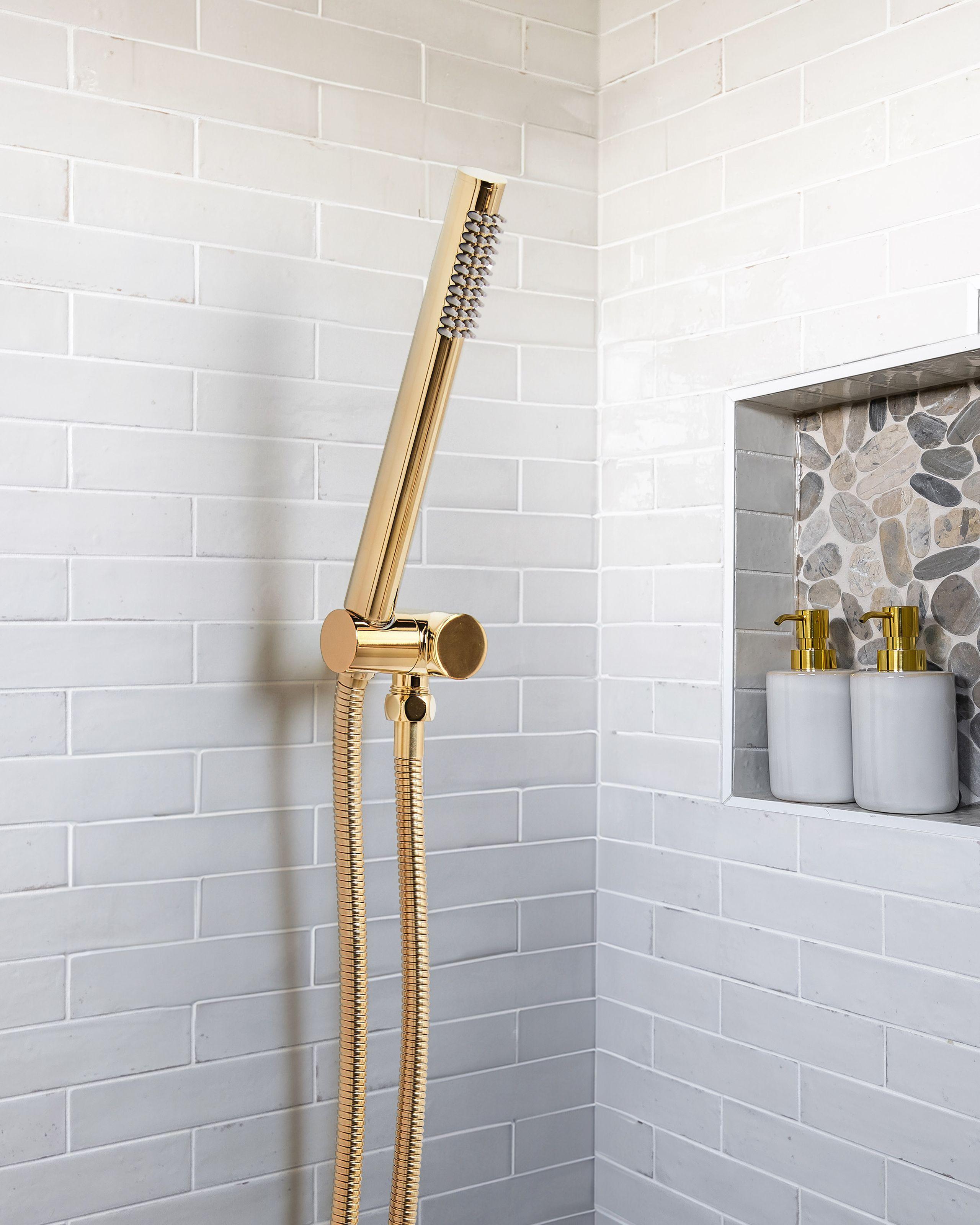 Beliani Soffione doccia en Ottone Moderno CABUYAL  