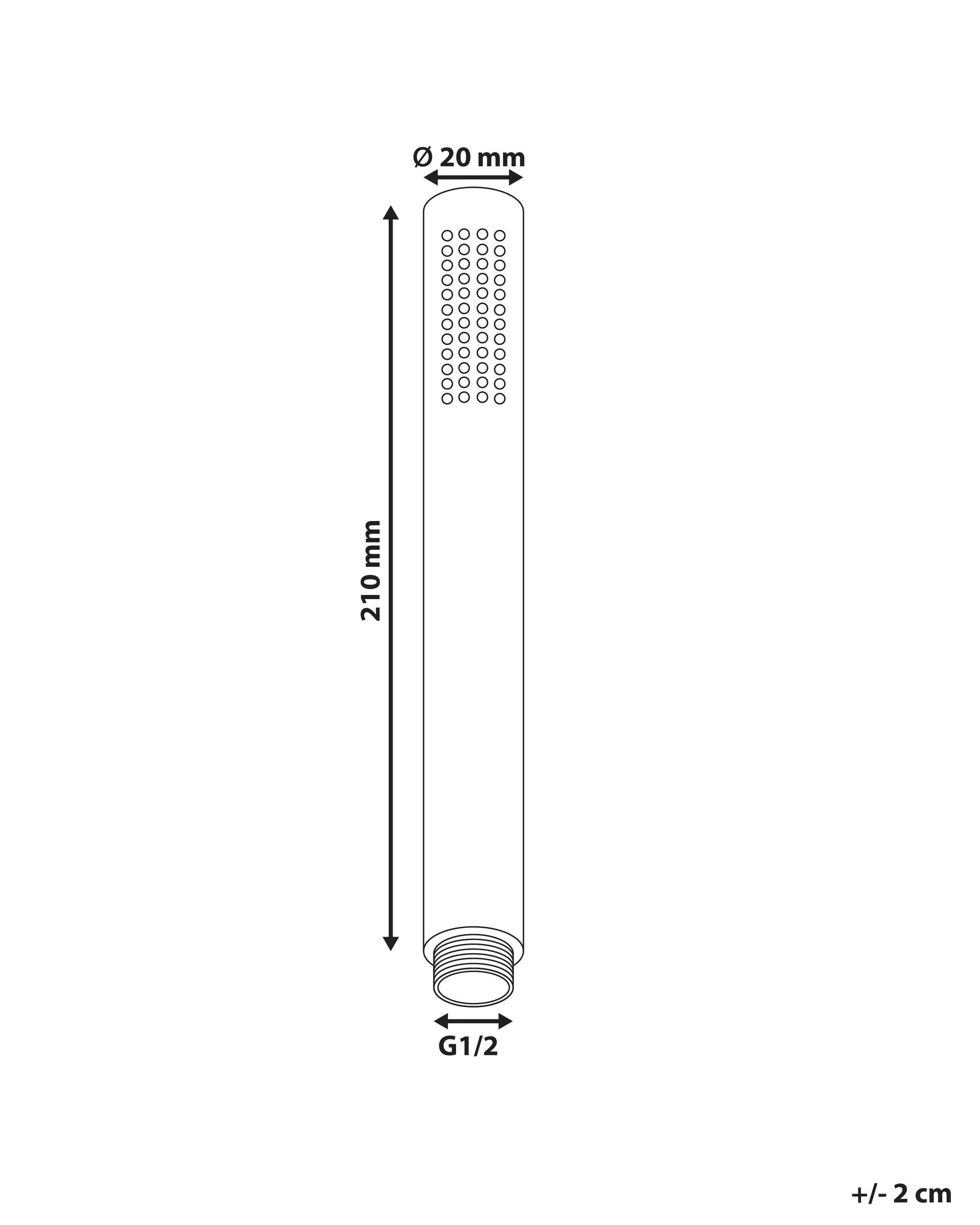 Beliani Soffione doccia en Ottone Moderno CABUYAL  