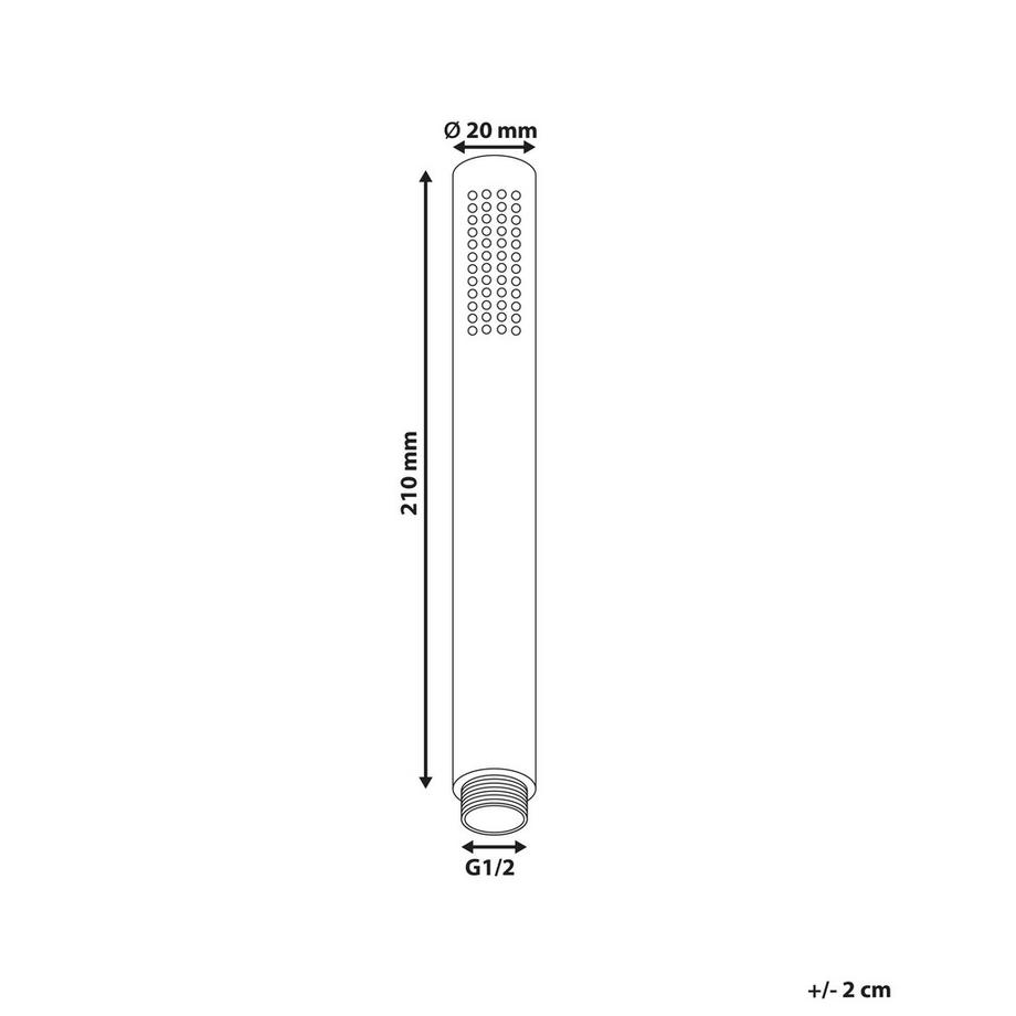 Beliani Pommeau de douche en Laiton Moderne CABUYAL  