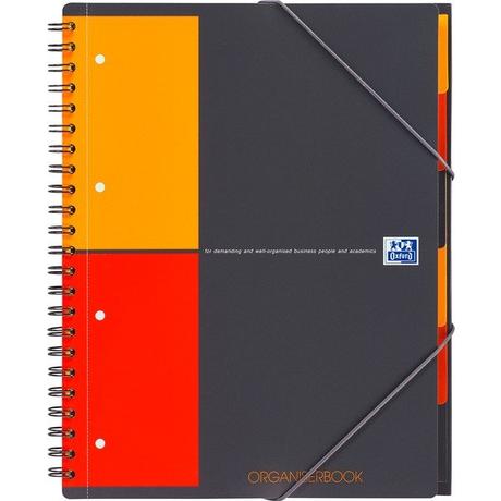 Oxford OXFORD Organizerbook A4+ 1801 kariert 5mm, 80g 80 Blatt  