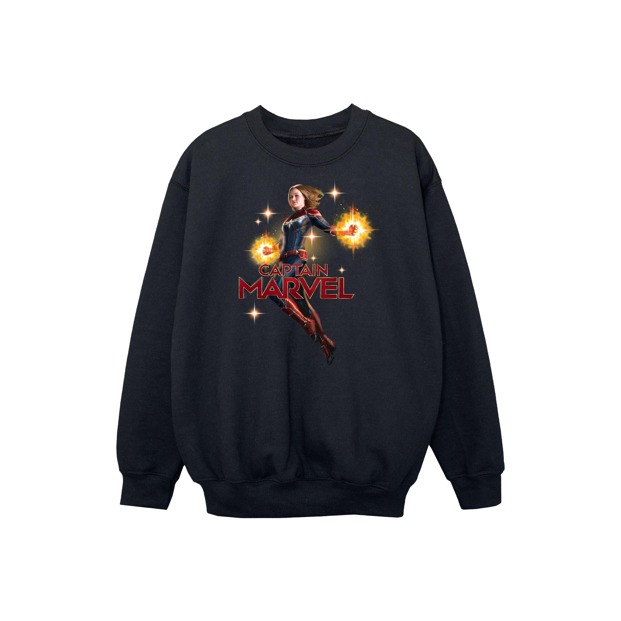 Image of Captain Carol Danvers Sweatshirt Mädchen Schwarz 116