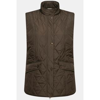 Ulla Popken  Gilet trapuntato e idrorepellente con fodera con fagiani 