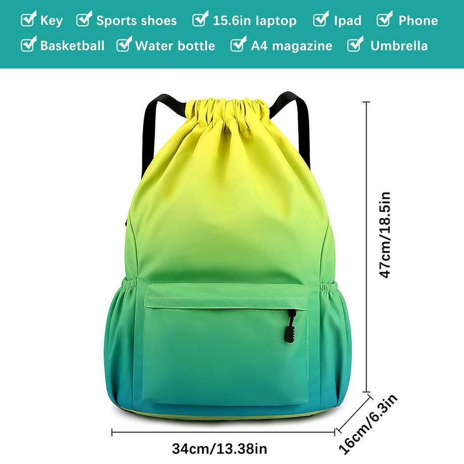 Only-bags.store  Sporttasche, wasserdichte Tasche mit großem Fassungsvermögen mit Kordelzug Rucksack, Schwimmen Sport 