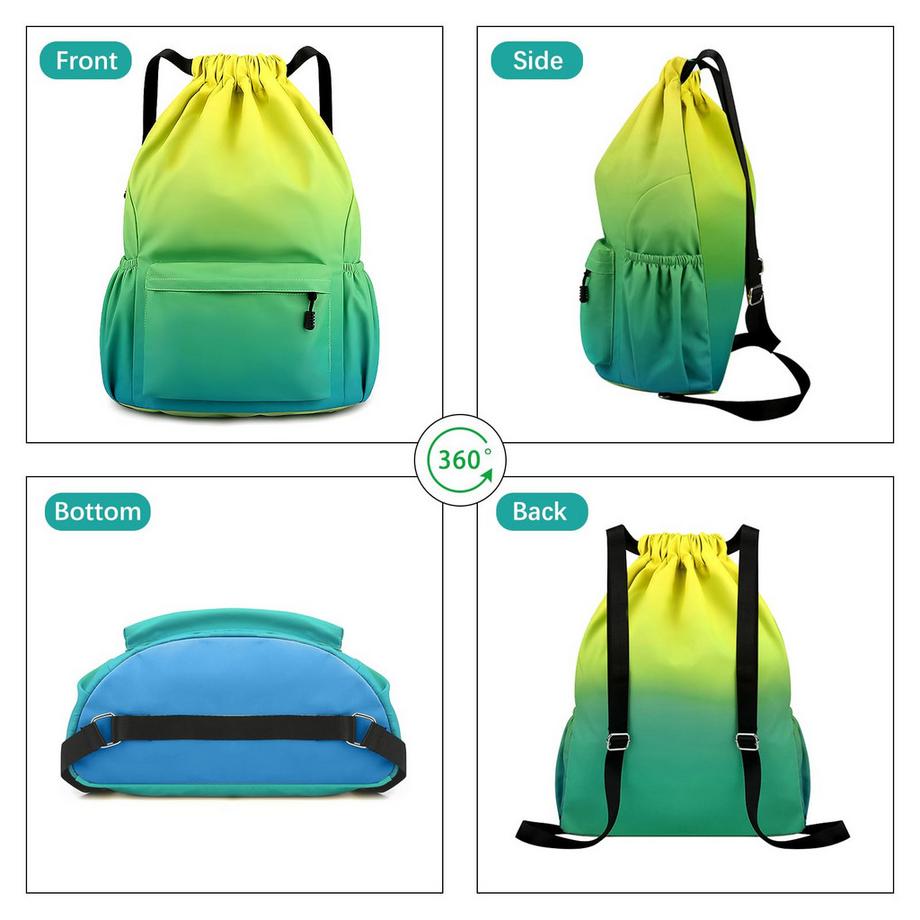 Only-bags.store  Sporttasche, wasserdichte Tasche mit großem Fassungsvermögen mit Kordelzug Rucksack, Schwimmen Sport 