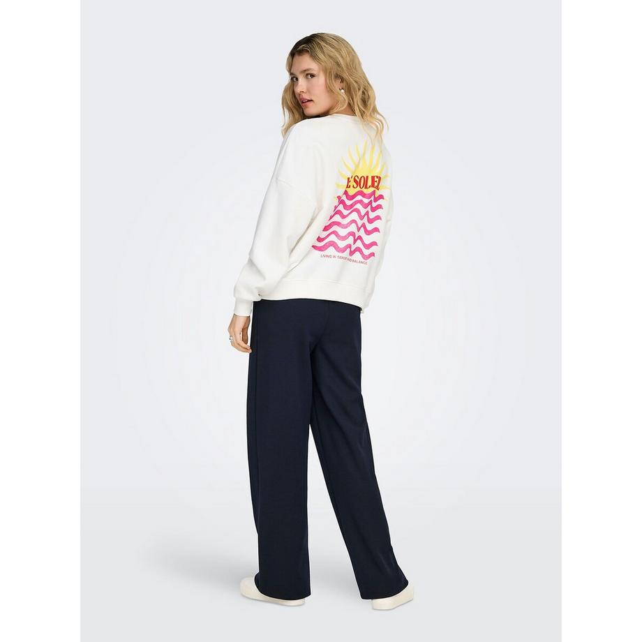 ONLY Sweatshirt Col Rond Logo  