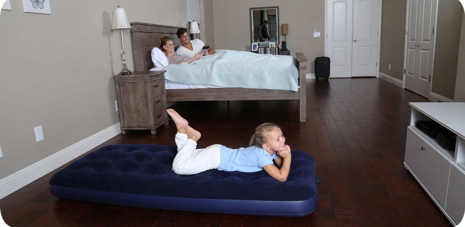 B2X Materasso Gonfiabile 185x76x22 cm con Pompa a Pistone  