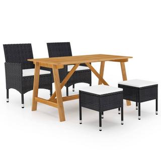 VidaXL Garten-essgruppe poly-rattan  