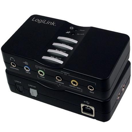 LogiLink  USB-Soundkarte 7.1-Kanal 