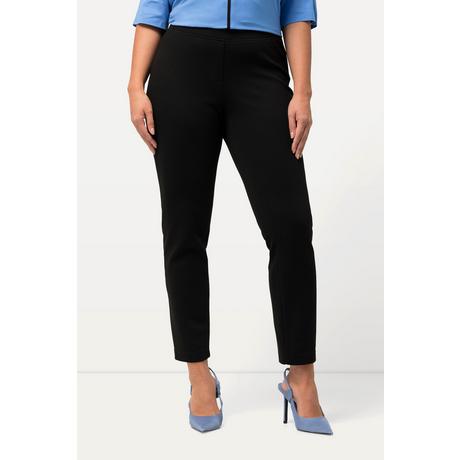 Ulla Popken  Pantalon en jersey texturé, taille élastique 