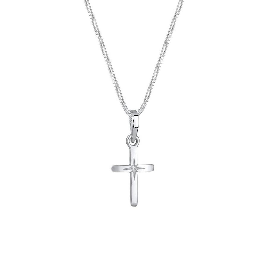 Collier Pendentif Croix Etoile