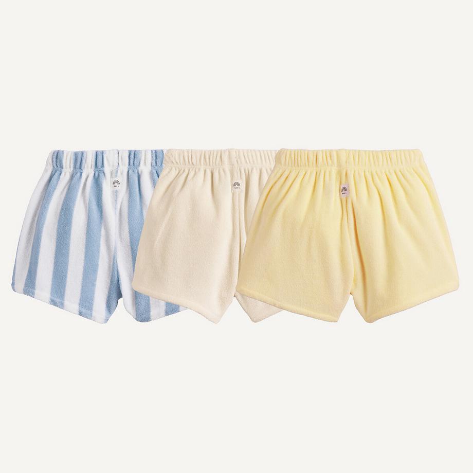 La Redoute Collections  Lot de 3 shorts en éponge 