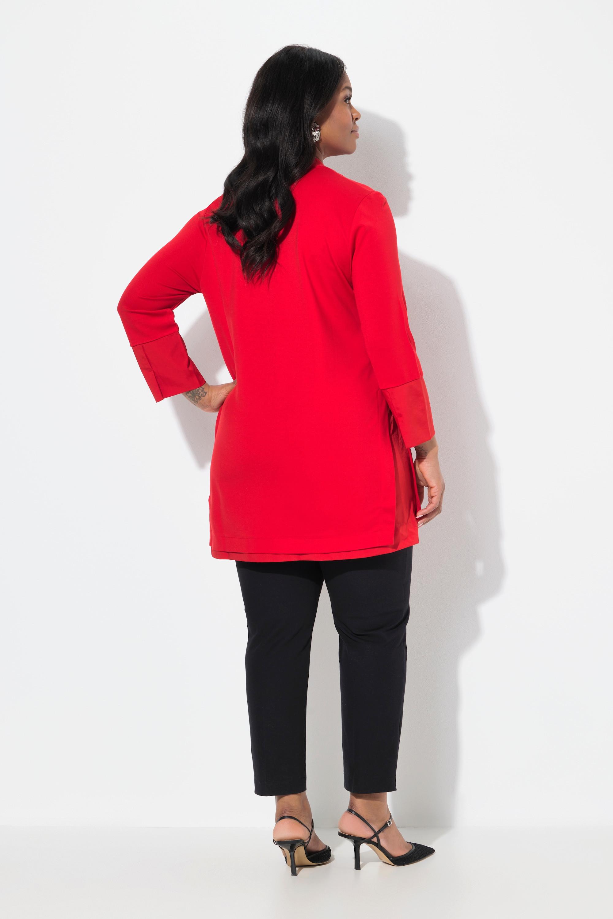 Ulla Popken Punto di Roma Longshirt Kelchkragen 3/4-Arm  