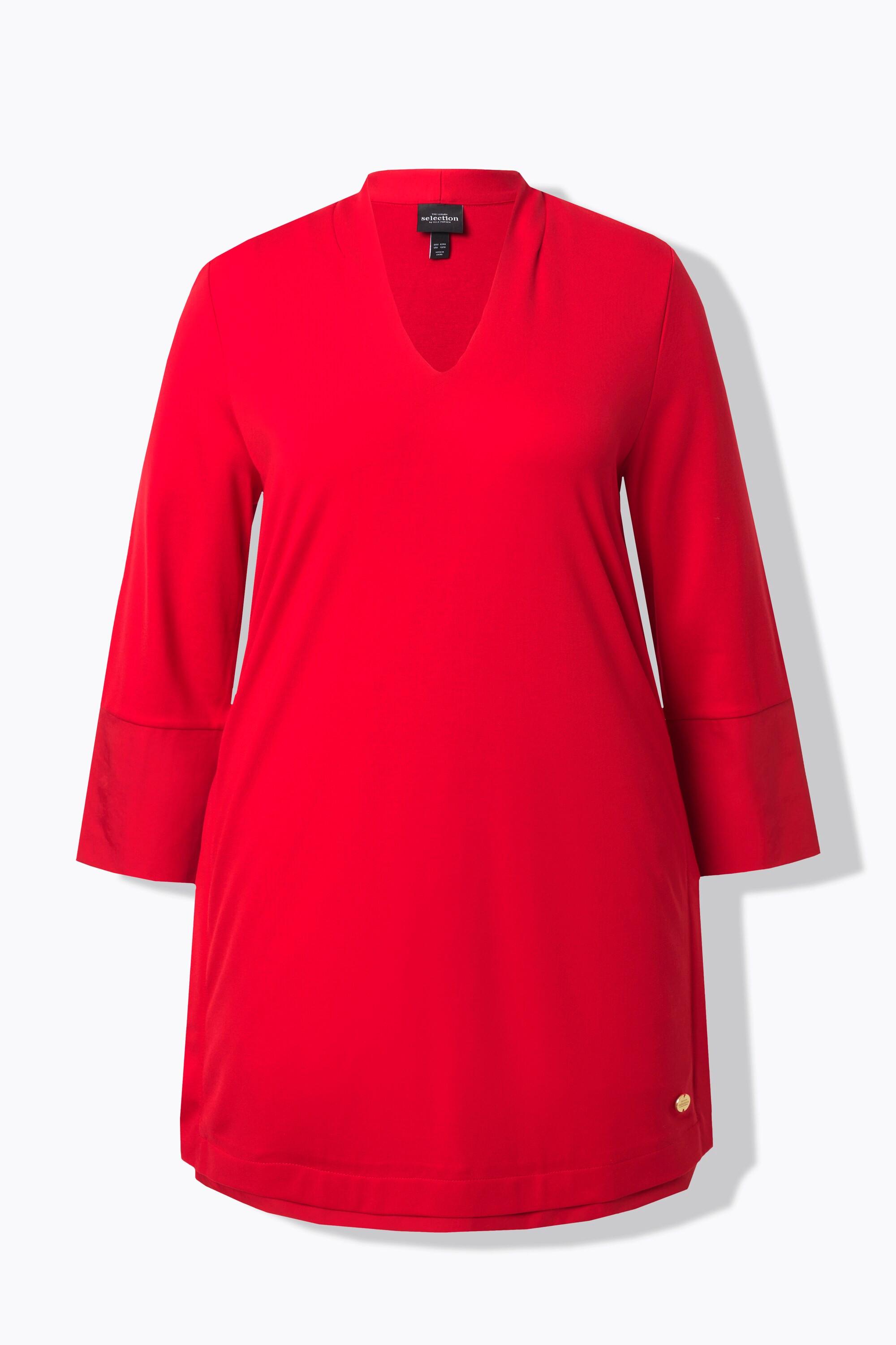 Ulla Popken Punto di Roma Longshirt Kelchkragen 3/4-Arm  