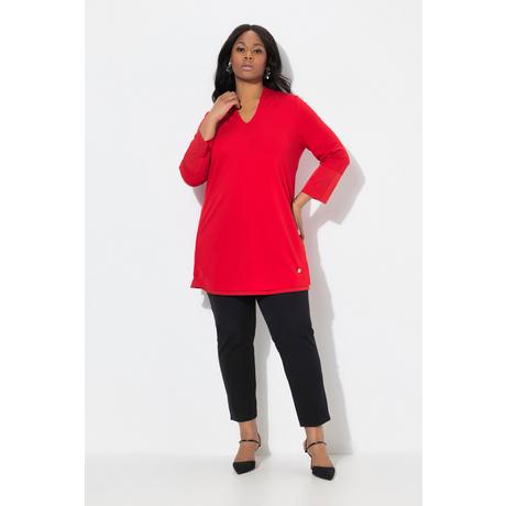 Ulla Popken Punto di Roma Longshirt Kelchkragen 3/4-Arm  