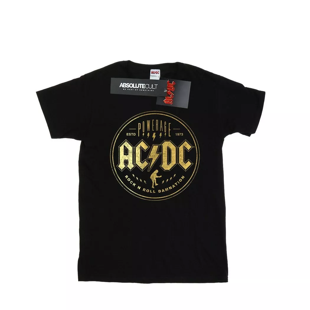 AC/DC - ACDC Rock N Roll Damnation TShirt, für Damen, Schwarz, Größe XL