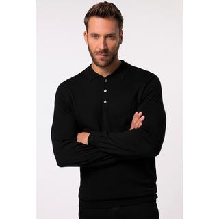 JP1880  Polo en maille FLEXNAMIC®, manches longues, Merino-Touch - jusqu'au 7&nbsp;XL 