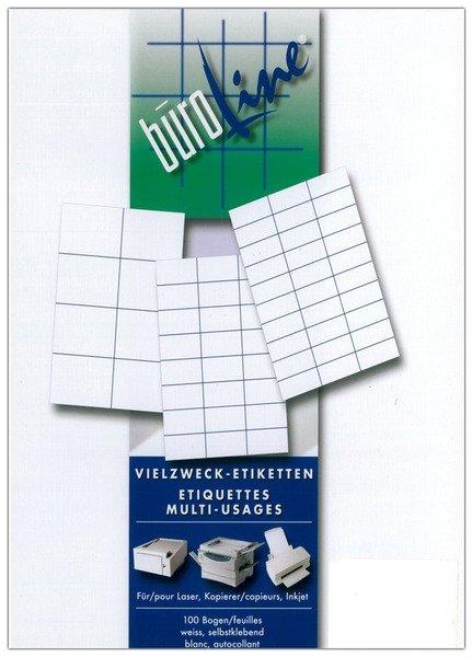 Image of Etiketten 70x33,8mm 500025 weiss 2400 Stück Etiketten 70x33,8mm 500025 weiss 2400 Stück