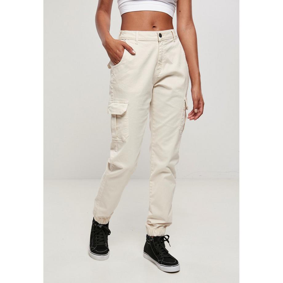 URBAN CLASSICS Pantalon Cargo Taille Haute  