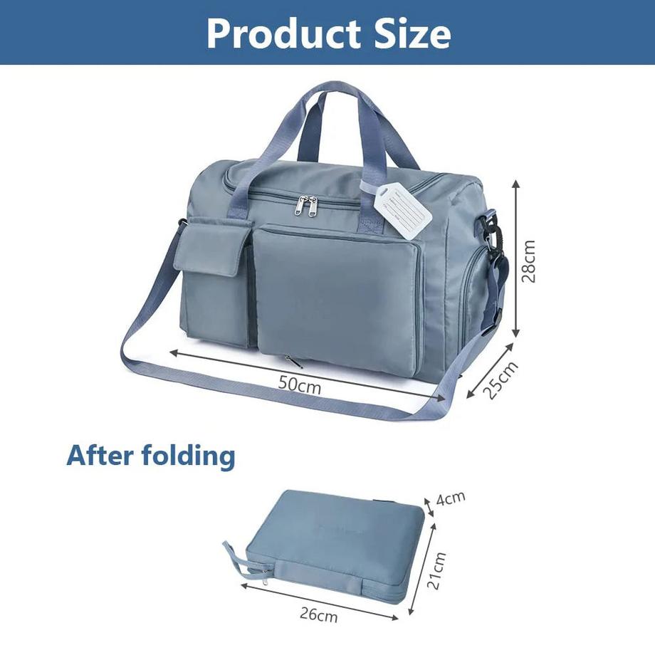 Only-bags.store Faltbare Weekender Reisetasche  