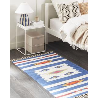 Beliani Tapis en Coton Traditionnel VARSER  